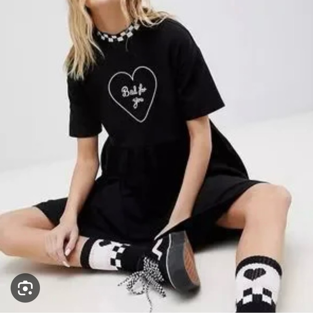 NWOT Vans Bad For You Black Dress